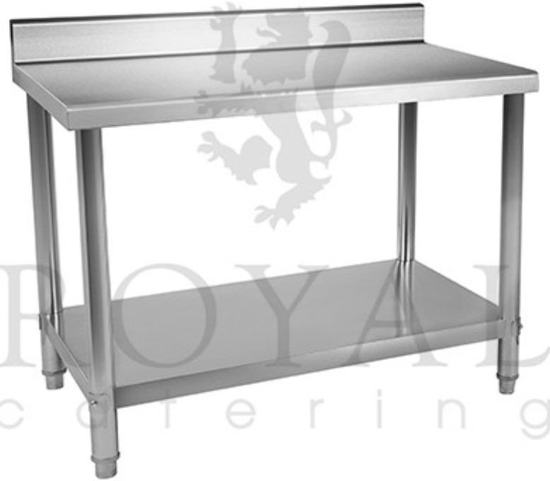 456 Royal Catering 4564346 stół roboczy ze stali nierdzewnej z kantem Royal Cate