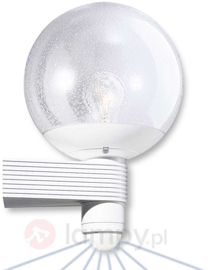 Steinel Stylowa zewnętrzna lampa ścienna L 400 S, biała