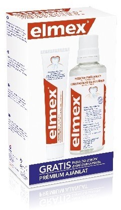 Elmex MERIDOL Zestaw w kasecie Przeciw Próchnicy (płyn do płukania ust 400ml + pasta do zębów 75ml)