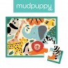 Mudpuppy Puzzle w saszetce Dzikie Zwierzęta 12 elementów 2+ MP49360