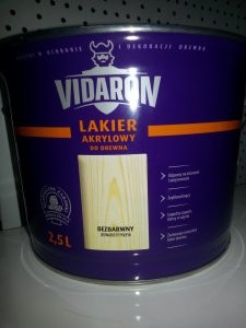 Vidaron LAKIER AKRYLOWY BEZBARWNY 2,5L