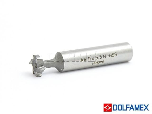 DOLFAMEX Frez do rowków teowych DIN851-AA, 11 x 3MM