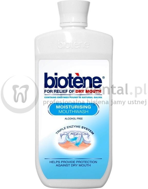 GlaxoSmithKline BIOTENE Moisturising Mouthwash 500ml - płukanka przynosząca ulgę