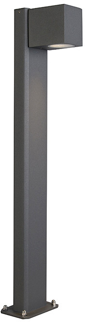 QAZQA Industrialna stojąca lampa zewnętrzna ciemnoszara 65 cm IP44 - Baleno