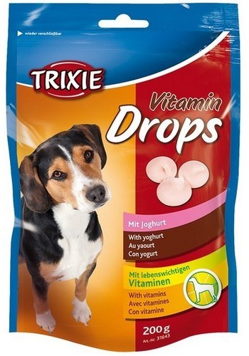 Trixie Dropsy Jogurtowe Z Witaminami Dla Psa Saszetka 200G