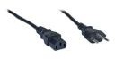InLine Kabel zasilający 3pin-IEC C131.8 m czarny 16652C