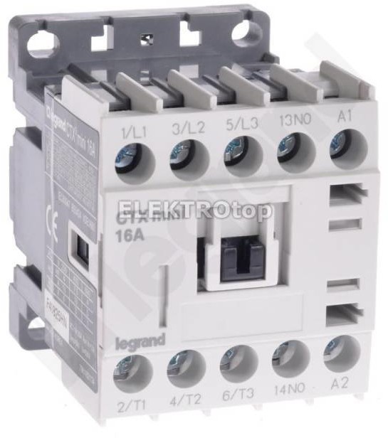 Legrand 417066 STYCZNIK CTX3 MINI 3P 16A 1NO 230V AC