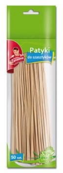 Anna Zaradna ANNA ZARADNA PATYKI DO SZASZŁYKÓW 50SZT zakupy dla domu i biura AZ6-PP-7189