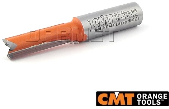 CMT Frez prosty HM do drewna, średnica 10 mm, długość robocza 31,7 mm - CMT (912.600.11)