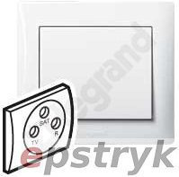 Legrand SISTENA LIFE Plakietka ARCTIC do gniazd TV-RD-SAT 771073