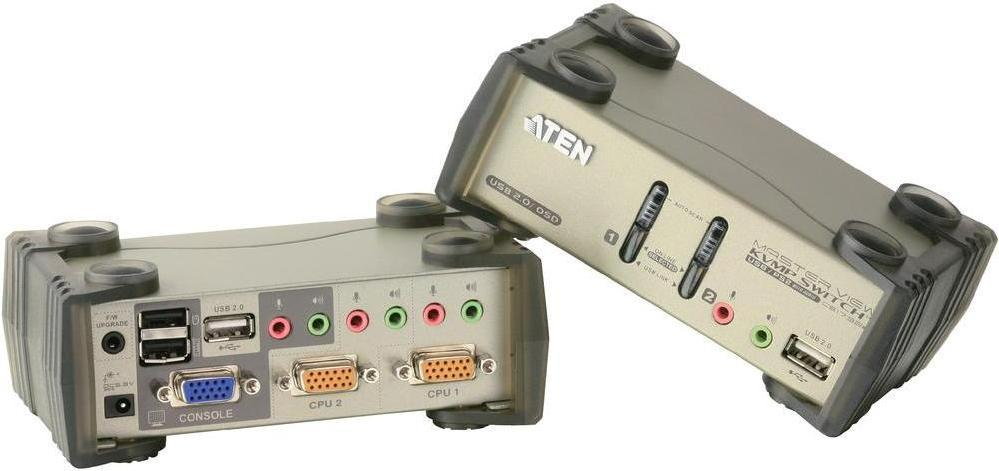 Aten przełącznik KVM CS1732B-AT-G 2 USB VGA jack 2048 x 1536 px 2 x USB 2.