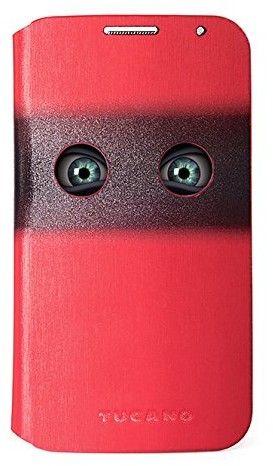 Tucano Eyes osłona etui do modelu Samsung Galaxy S4, czerwony