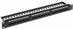 ABCVISION PATCHPANEL PP-24/RJ6-C RACK KAT.6 UCHWYT