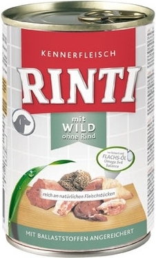 Rinti Kennerfleisch Karma mokra dla psa Dziczyzna 400g puszka
