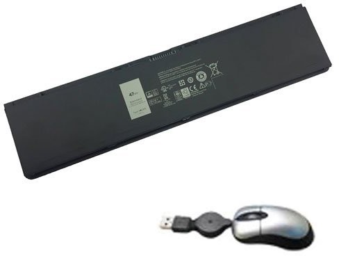 Amsahr amsahr E7420  05 do bateria do Dell E7420, E7440, E7450, wd52h, kwffn (47wh, 7.4 V, 4-cells)  obejmują Mini myszka optyczna  Czarny E7420-05