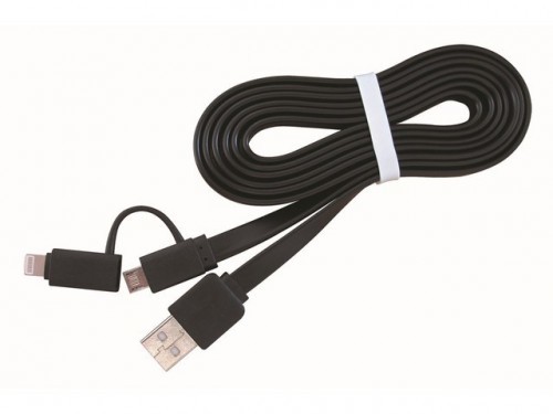 Gembird Kabel USB AM-> Micro-BM/ Lightning Apple 1m (CC-USB2-AMLM2-1M)
