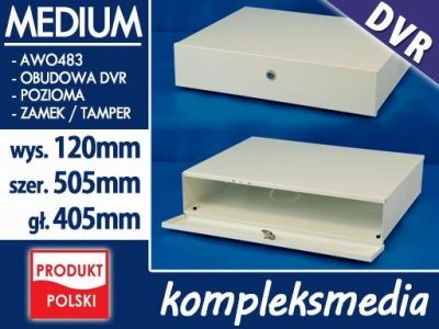 PULSAR Obudowa rejestratora DVR/MEDIUM/POZIOMA / W PAKIETACH KUPISZ TANIE (AWO483)