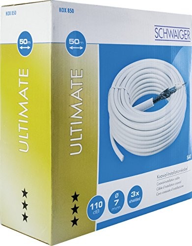 Schwaiger GmbH Schwaiger KOX850 012 kabel koncentryczny 4004005850116