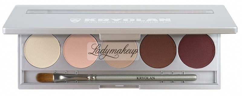 Kryolan SHADES 5 COLORS - Paleta 5 cieni do powiek - ART. 9335 - GDYNIA KR9335-GDYNIA