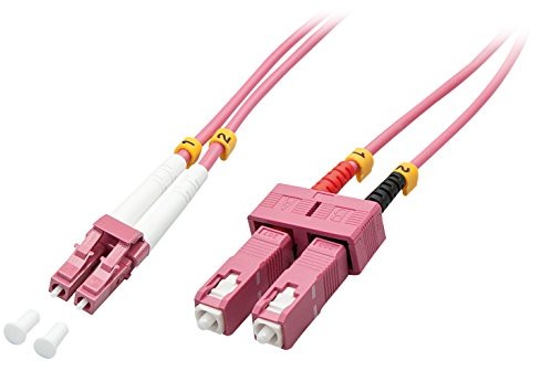 LINDY Lindy LWL-Duplex Kabel LC/SC OM4 20 m 50/125, Multi Mode 46366