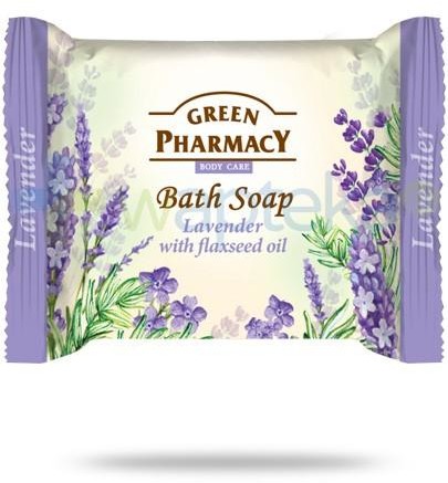 Green Pharmacy PHARM POLSKA Green Pharmacy mydło toaletowe lawenda olej lniany 100 g Pharm 7062421