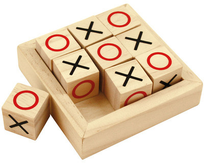 Bigjigs Toys Mini Kółko I Krzyżyk Drewniany