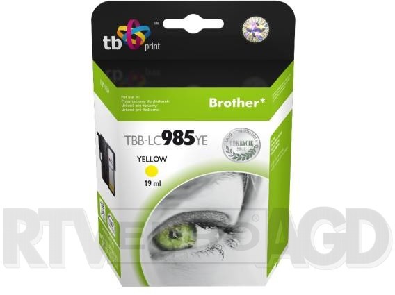 TB Print TBB-LC985YE zamiennik LC-985Y TBB-LC985YE