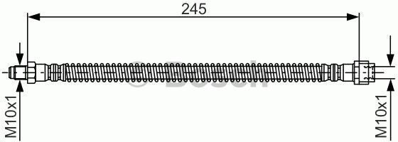 Bosch Przewód hamulcowy elastyczny 1 987 476 950