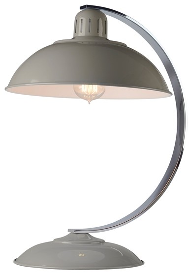Elstead Lighting Lampa stołowa FRANKLIN FRANKLIN Szary -