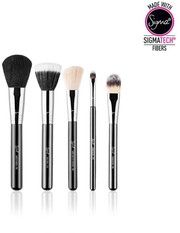 Sigma BASIC FACE KIT - Zestaw 5 pędzli do makijażu SGFK