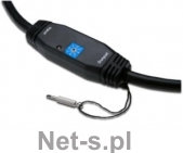 Digitus kabel HDMI Highspeed Ethernet V1.3 3D GOLD A M/M 30.0m ze wzmacniaczem (AK-330105-300-S)