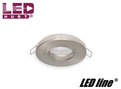 LED line Oprawa wodoodporna, okrągła, stała, tłoczona - satyna 245459