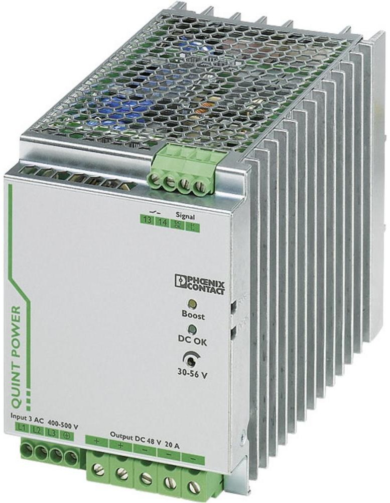 Phoenix Contact Zasilacz na szynę DIN Contact QUINT-PS/3AC/48DC/20 48 V/DC 20 A 960 W 1 x