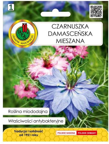 Nasiona czarnuszka damasceńska mieszanka 1 g