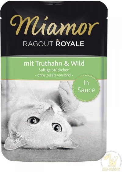 Miamor Ragout Royale Indyk i Dziczyzna w sosie Saszetka 100g 74073