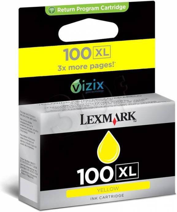 Lexmark 014N1071E TUSZ żółty NR100XL