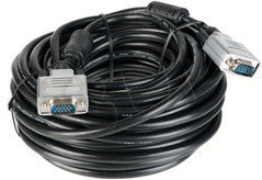 Equip Kabel do monitora HD15 męskie - męskie HQ15M EKRAN+FERRYT BLACK KABEQUMON0003 [449965]