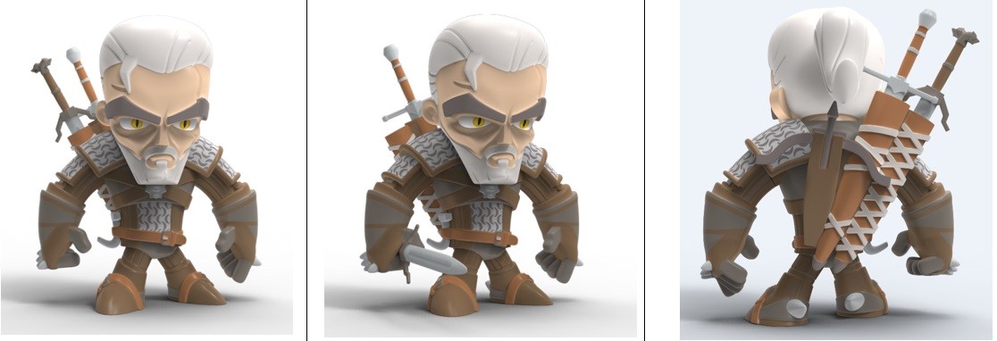 Jinx Figurka Geralt z Rivii Wiedźmin 3 Dziki Gon
