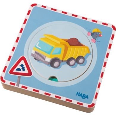 Haba Drewniane Puzzle - Roboty drogowe 301648