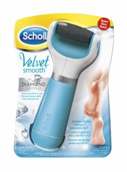 Scholl VELVET SMOOTHT ELEKTRONICZNY pilnik do stóp Z KRYSZTAŁKAMI DIAMENTÓW 3009