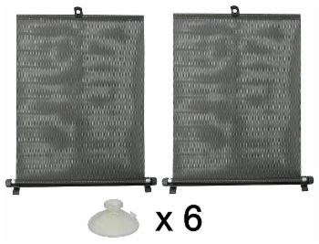 Carcommerce Sp. z o.o. Carcommerce Sp z o.o ROLETY NA PRZYSSAWKI 2X55CM zakupy dla domu i biura 61250
