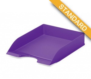 Durable Szuflada na dokumenty Basic transparentna fioletowa DU156-012