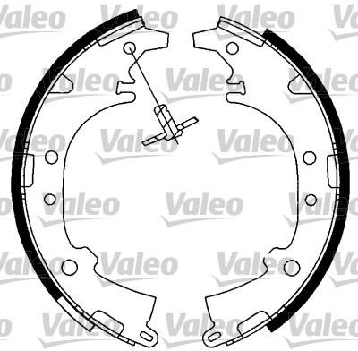 VALEO szczeki hamulcowe 562993 562993