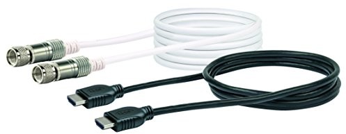 Schwaiger GmbH Schwaiger hdset11 531 HDTV zestaw przyłączeniowy Czarny 4004005204582