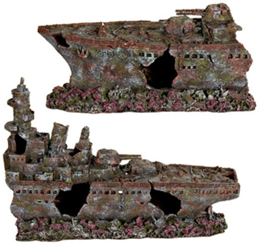 Trixie Dekoracje do akwarium wrak okrętu 70cm 8886