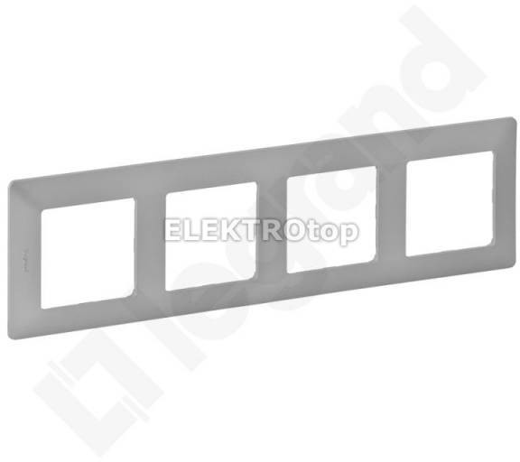 Legrand 754134VALENA LIFE RAMKA X4 ALUMINIUM