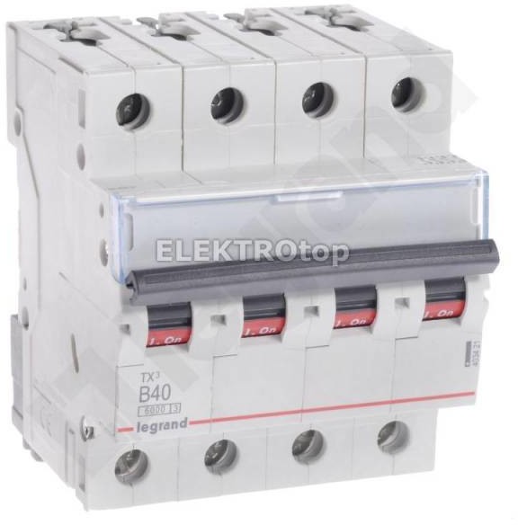 Legrand 403421 WYŁĄCZNIK NADPRĄDOWY S 304 4P B 40A 6000A SERII TX3