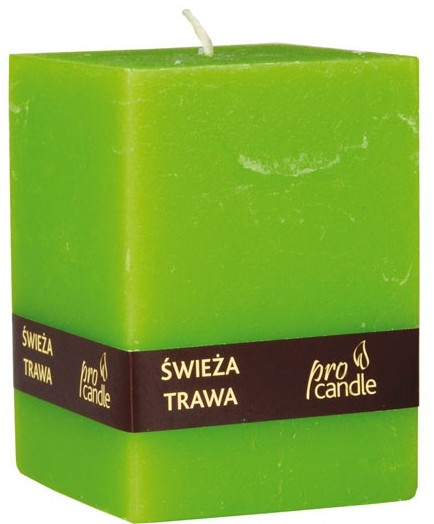 Pro Candle wieca zapachowa ProCandle 736004 / prostopadłościan / świeża trawa