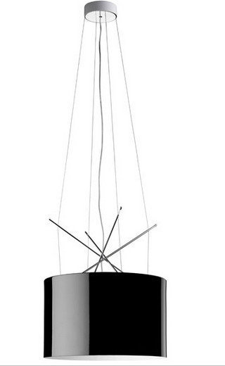 Flos RAY S lampa wisząca Czarny F5931030