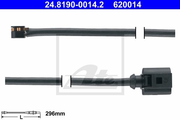 ATE CZUJNIK KLOCKÓW HAM  24.8190-0014.2 PORSCHE CAYENNE 3.6 GTS 15-/ VW TOUAREG 3.0 V6TDI 14-